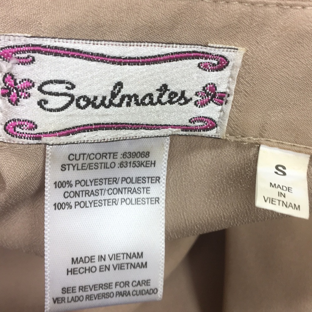 Soulmates Fuchsia and Tan Dress - Picture 6 of 6